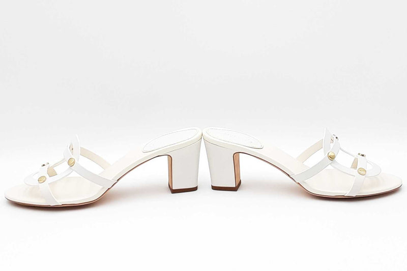 Jimmy Choo White Mules Size 41 Ebeb0924ixdu