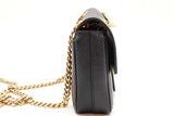 Prada Black Saffiano Leather Pattina Flap Shoulder Bag Eb1026wrxde