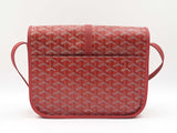Goyard Belvedere 2 Messenger Bag In Red Goyardine Coated Canvas Fw1225loxzdu
