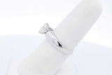 0.8ctw Diamond Solitaire Ring In 14k White Gold 4.6 Grams Size 6.5 Eb0426lxxzde
