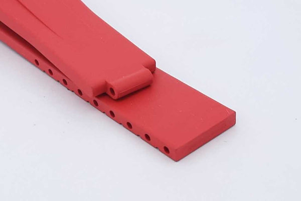 Rubber B M103 Sport Model Red Watch Band Eb0623lwrsa