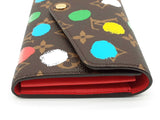Louis Vuitton X Yayoi Kusama Monogram Multicolor Sarah Wallet Do0626rxzde