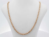 14k Yellow Gold 9.2 Grams Rope Chain 20 In Aa0126przsa