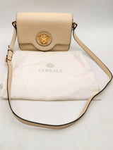 Versace Gold Medusa Head Crossbody Shoulder Bag Eb0225wxzsa