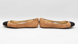 Jimmy Choo Cork Ballerina Flats Size 36.5 Sd0525lzxdu
