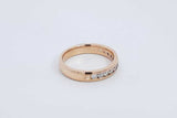0.36cttw Diamond 14k Yellow Gold Band Ring 4.2 Grams Size 7 Eb0626orxdu
