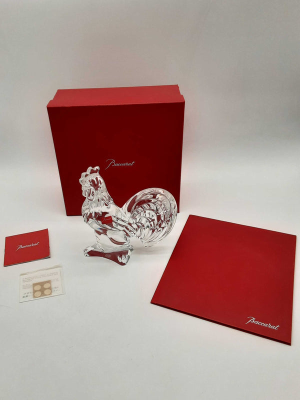 Baccarat Crystal Zodiac Rooster Figurine Collectible Do0924oxzde