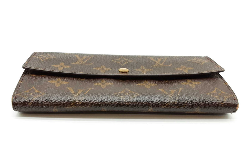 Louis Vuitton Monogram Coated Canvas Wallet Sd0625lrzde
