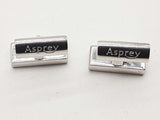 Asprey London 18k White Gold 20.4g Rectanglular Cuff Links Do1224srxde