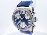 Corum Bubble Stainless 45mm Steel Chronograph Watch Diamond Bezel Sd1224orzxsa