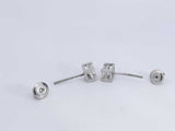 .80 Cttw Diamond 0.95 Platinum 2.3 Grams Stud Earrings Aa0525ezxsa