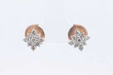 1.26cttw Diamond Stud Earrings In 18k Yellow Gold 3.7 Grams Eb0126rcrdu