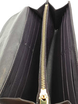 Louis Vuitton Perforated Monogram Dark Purple Mahina Amelia Wallet Eb0826lrxsa