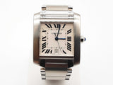 Cartier 2302 28mm Tank Francaise Steel Automatic Watch Do0525oxzxde