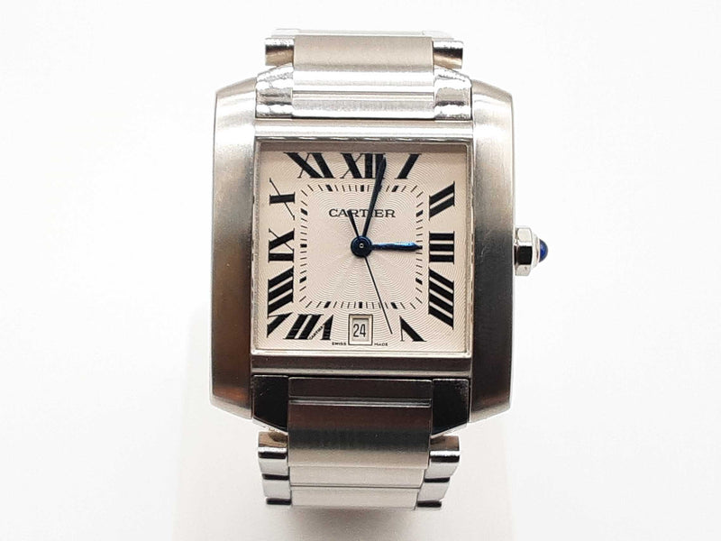 Cartier 2302 28mm Tank Francaise Steel Automatic Watch Do0525oxzxde