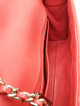 Chanel Quilted Pink Patent Leather Kiss Lock Front Pocket Crossbody Eb1025lexzde