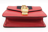 Gucci Sylvie Red Leather Shoulder Bag Eb0826oxzde
