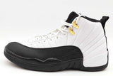 Nike Air Jordan 12 Retro Black & White Taxi Sneakers Size 9.5 Eb0126lwxde