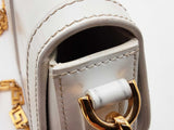 Versace Greca Goddess White Leather Shoulder Bag Do0825pxzde