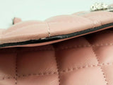 Versace Quilted Pink Leather Medusa Shoulder Bag Eb0824wxzsa