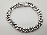 David Yurman Black Diamonds 0.925 Silver 29.6g Curb Bracelet 7 In Do0625sxzde