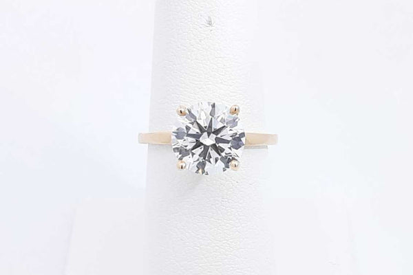 Approx. 3.19ctw Lab Grown Diamond Ring 14k Yellow Gold 3.4g Size 6.5 Eb1124sorsa