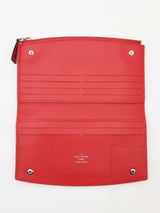 Louis Vuitton Steamer Leather Wallet In Red Lipstick Fw0625wzxdu