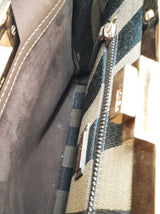 Fendi Peekaboo Brown Leather Top Handle Bag Eb0626pxzsa