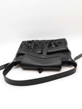 Yves Saint Laurent Black Leather Backpack Shoulder Bag Eb0626llxzde