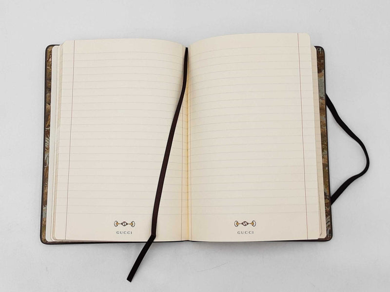 Gucci Gg Supreme Web & Horsebit Large Notebook Fw0925ordu