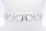 Tiffany & Co. 925 Square Cushion Link Bracelet 22.6 Grams 7 Inch Eb1225lxzdu
