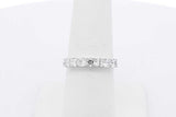 0.91cttw Lab Grown Diamond Ring 14k White Gold 1.6 Grams Size 6.75 Eb0826prxsa