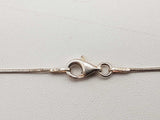 0.925 Sterling Silver 3.9g Snake Chain Star Pendant 18 In Do0526rde