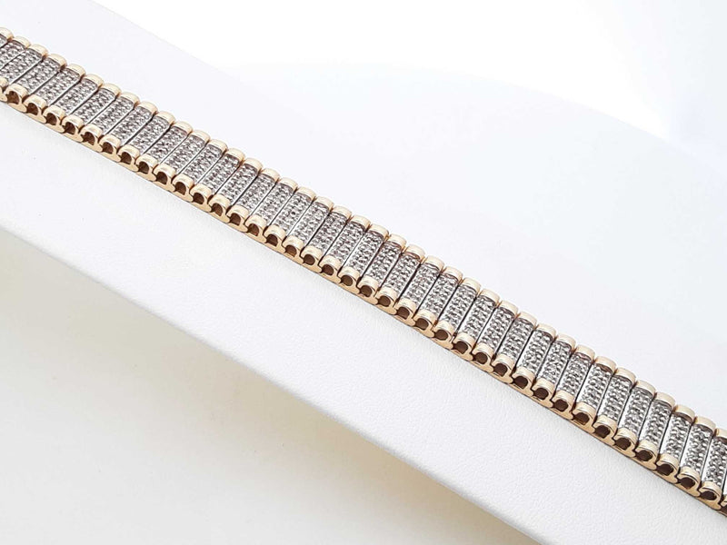 2.32 Cttw Diamond & 10k Yellow Tennis Bracelet 27.9 Grams 7.25 Inch Fw0425lexzdu