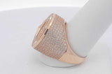 3.2cttw Mercedes Logo Diamond Ring 14k Yellow Gold 8.8 Grams Size 10 Eb0226wxzsa
