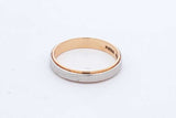 18k Yellow Gold & Platinum Ring 3.3 Grams Size 6.5 Eb1025oxzde