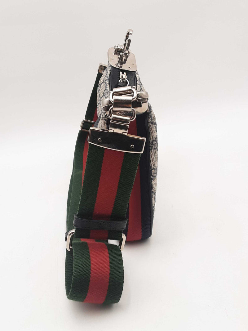 Gucci Supreme Monogram Textured Calfskin Shoulder Bag Sd0825izxsa