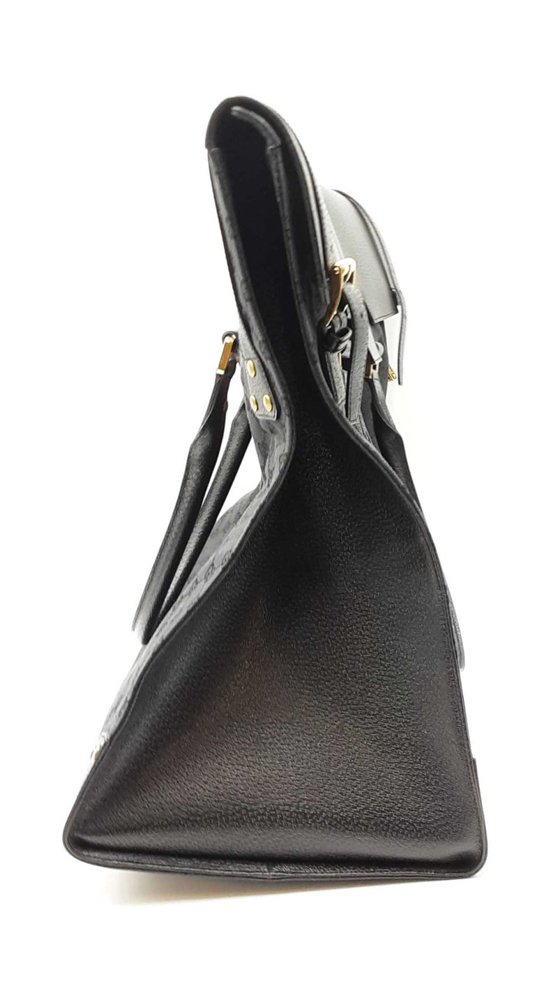 Gucci Black Gg Canvas/leather Travel Tote Bag Sd0925rzxdu