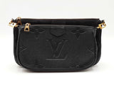 Louis Vuitton Multi Pochette Accessoires In Black Monogram Empreinte Leather Fw0626czxdu