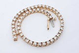 1.96cttw Diamond Tennis Bracelet In 14k Yellow Gold 12.1g 7.25 Inch Eb0526lwxzde