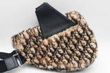 Christian Dior Oblique Mink Fur Saddle Bag Eb1225wxxzde
