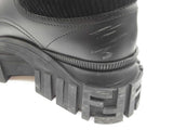 Fendi Black Leather Platform Boots Size 10 Mens Do0425wxzde