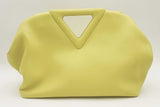 Bottega Veneta Neon Yellow Leather The Point Top Handle Bag Eb0526rxzsa