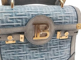 Balmain B-buzz 23 Blue Purse Jg06250rzmia