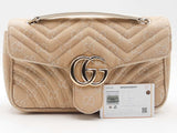 Gucci Gg Marmont 2.0 Embellished Shoulder Bag Beige Aa0426rzxsa
