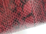 Michael Kors Mercer Burgundy Red Genuine Snake Skin Tote Bag Do0626rxde