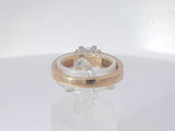 0.62 Cttw Diamond 14k Yellow Gold Ring 5.6 Grams Size 6.5 Aa0525czxsa