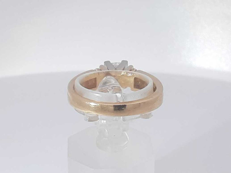 0.62 Cttw Diamond 14k Yellow Gold Ring 5.6 Grams Size 6.5 Aa0525czxsa