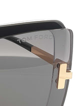 Tom Ford Gia Butterfly Sunglasses In Black Acetate With Grey Lenses Fw0726lordu