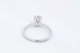 Round Diamond Approx. 0.96ctw Solitaire Ring In 14k White Gold 2.79g Eb723lwxzsa